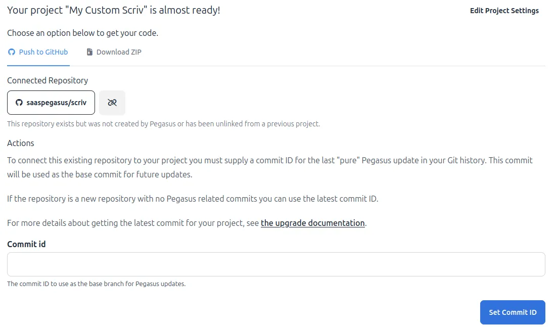 Set Commit